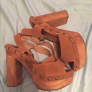 Woodies by Jeffery Campbell platforms